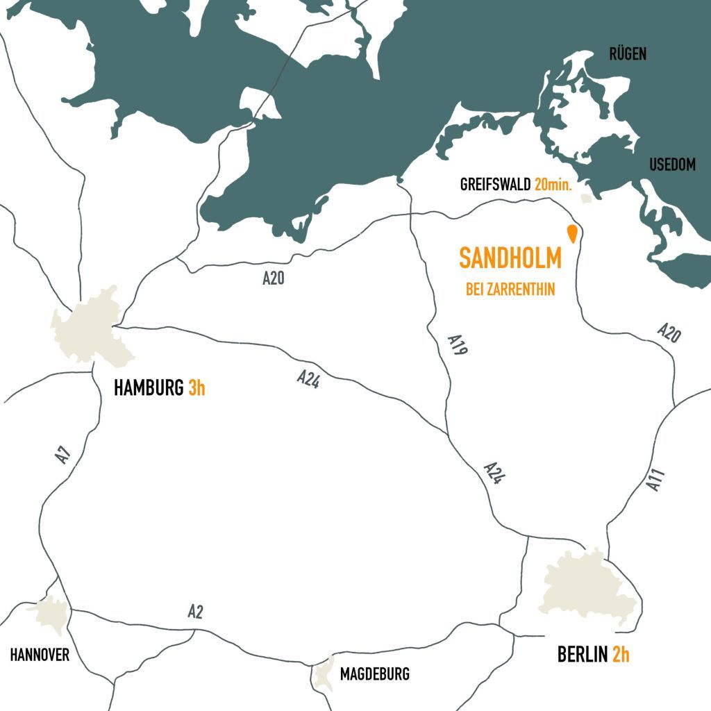 Sandholm Karte