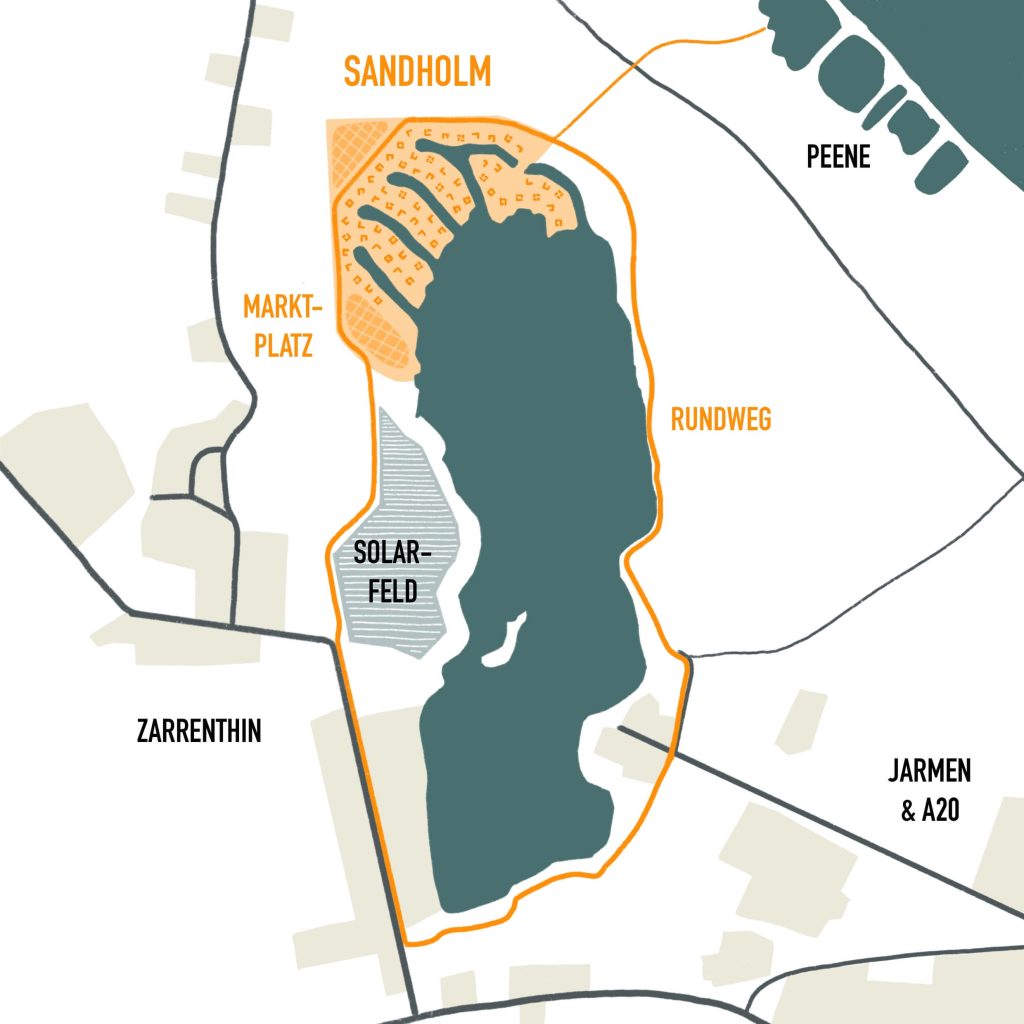 Sandholm Lageplan